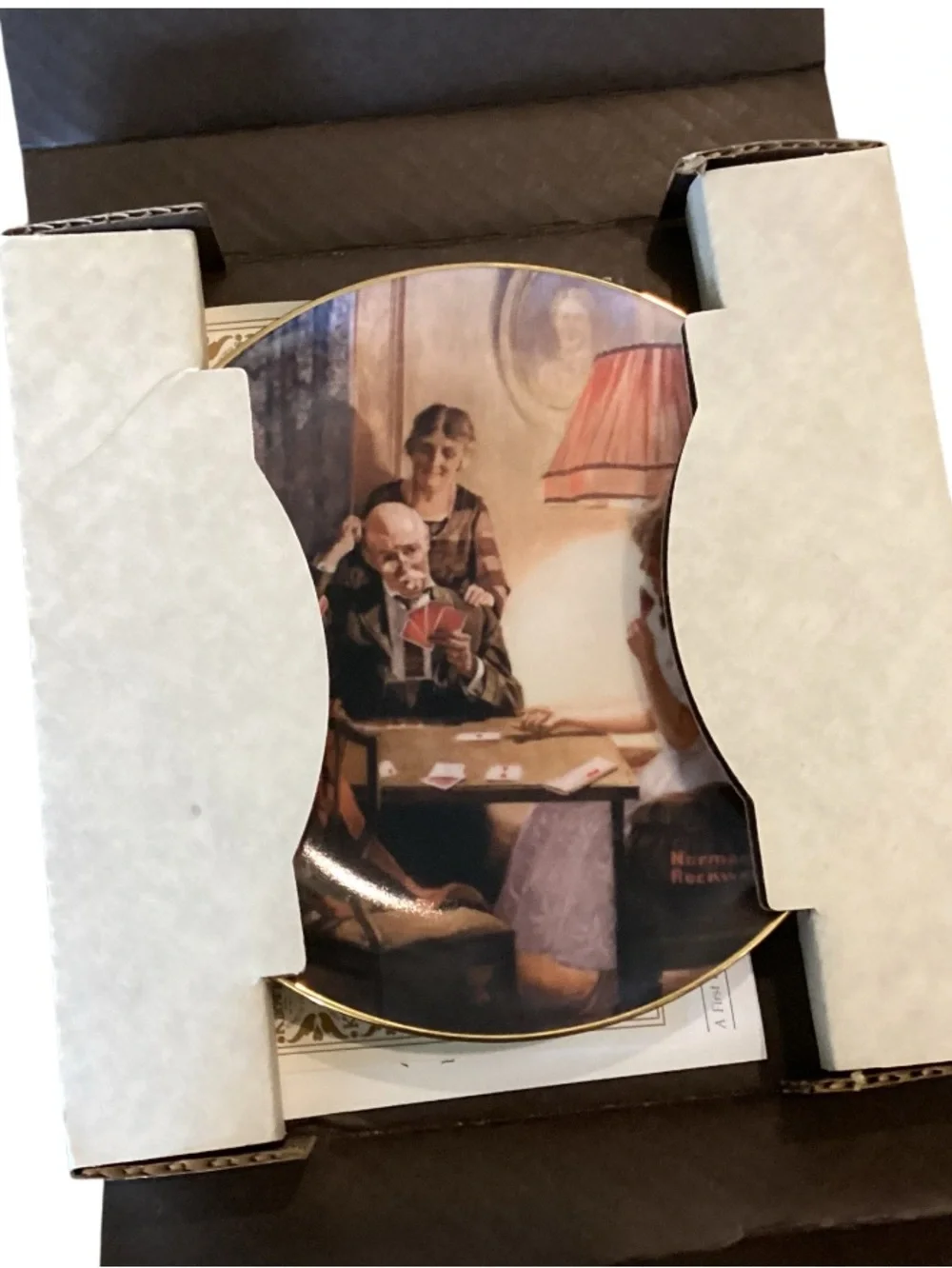 Knowles This is the Room that Light Made Norman Rockwell Collectors Plate 1969 F
